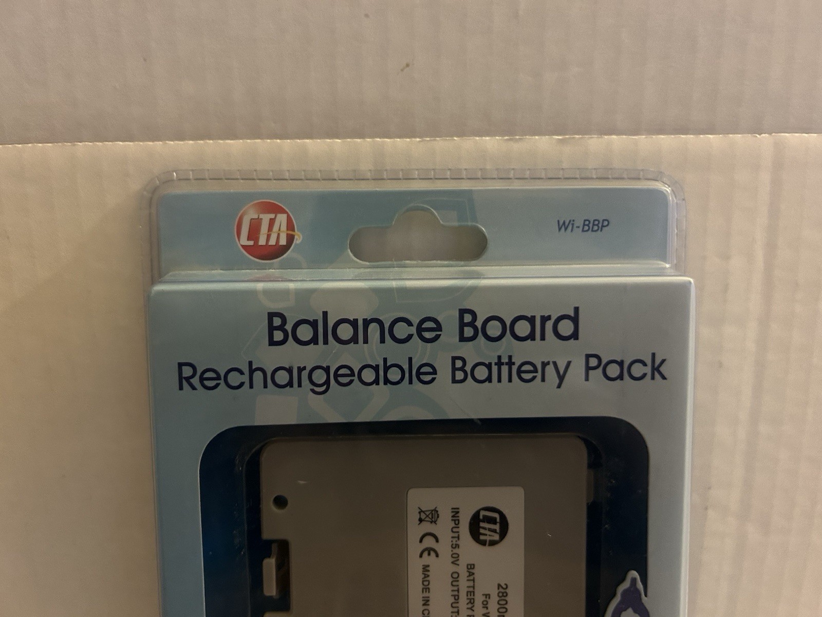 CTA Wi-BBP Balance Board Rechargeable Battery Pack 2800 MAH for Wii fit