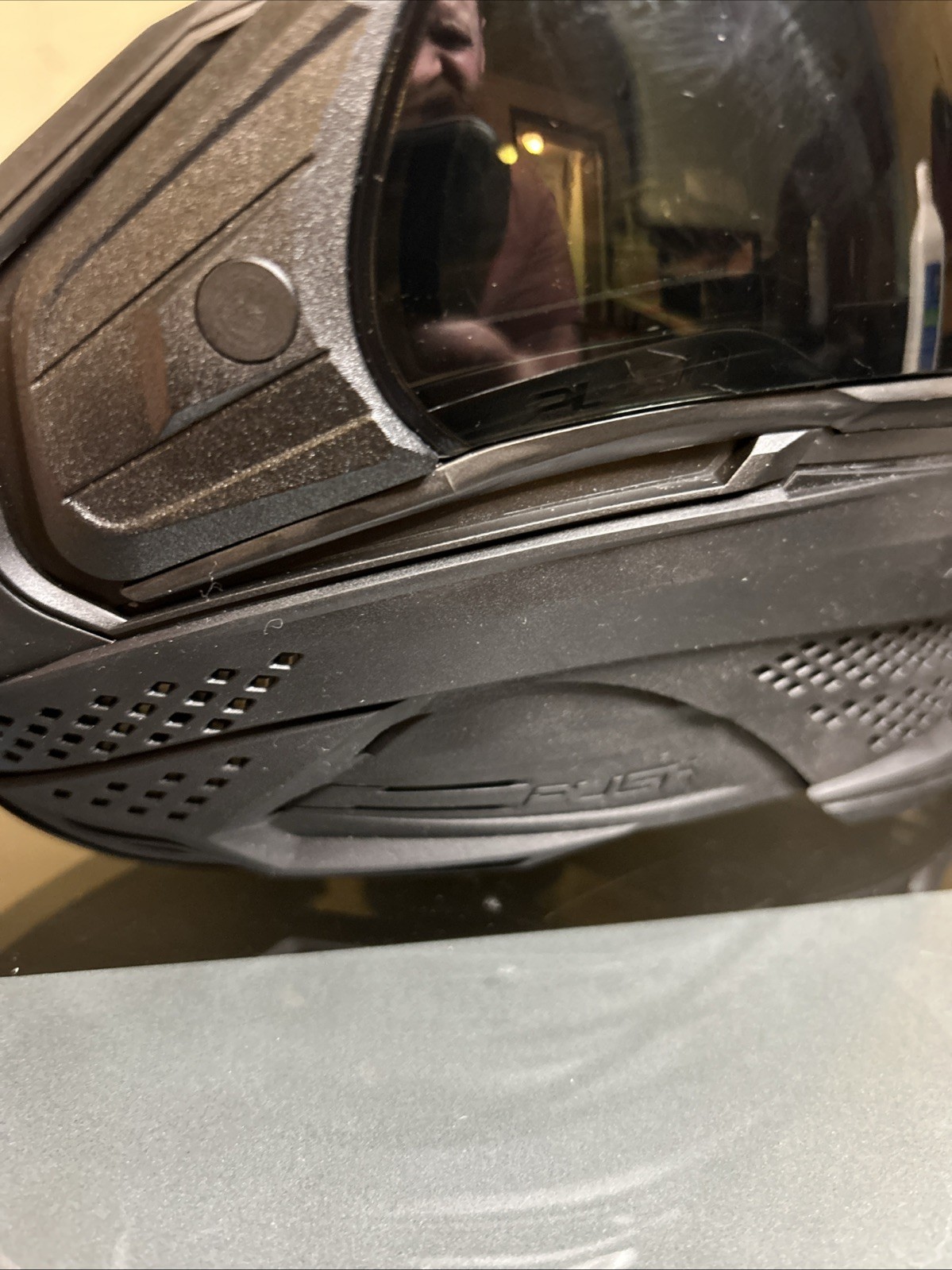 Push Unite Paintball Mask in Blackout Black