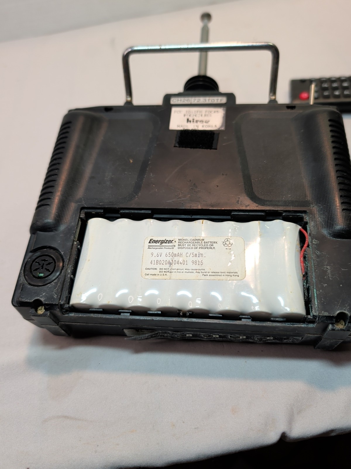 hitec Focus 4 Four Channel FM System Aircraft Remote Control used. Untested