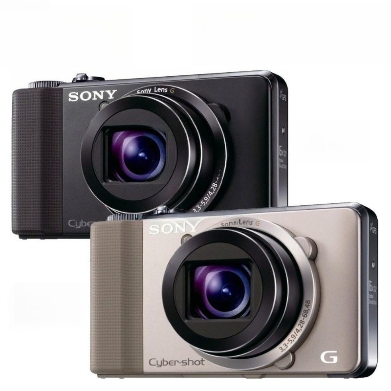 Sony Cyber-shot DSC-HX9V/ HX9 Digital Camera 16.2MP 16x Optical Zoom Black/Gold