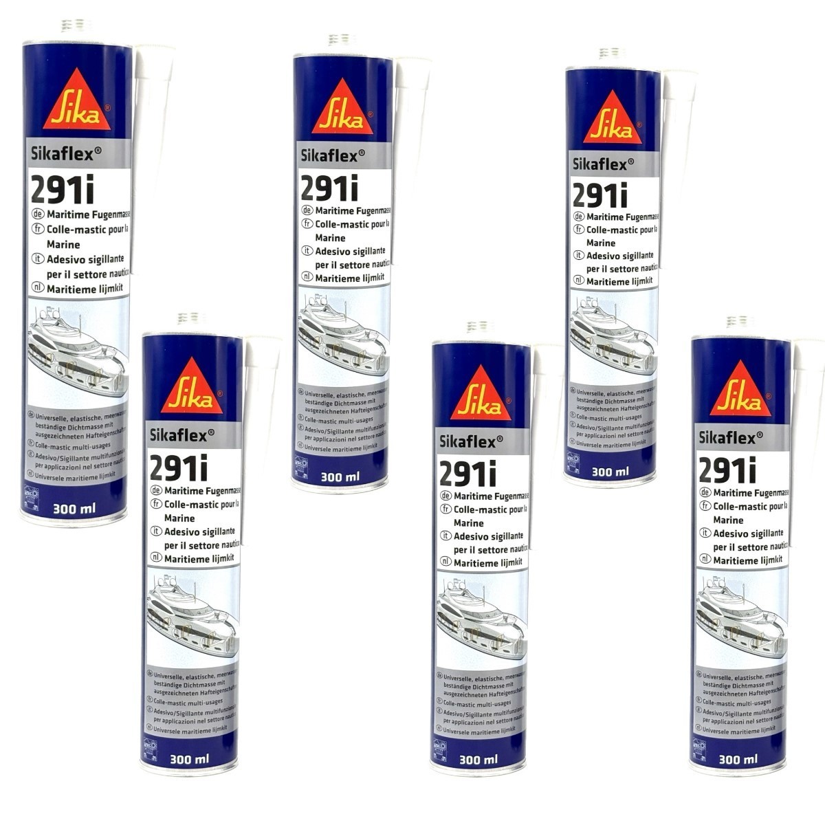 Sikaflex 291i marine white 300ml 6 ITEMS