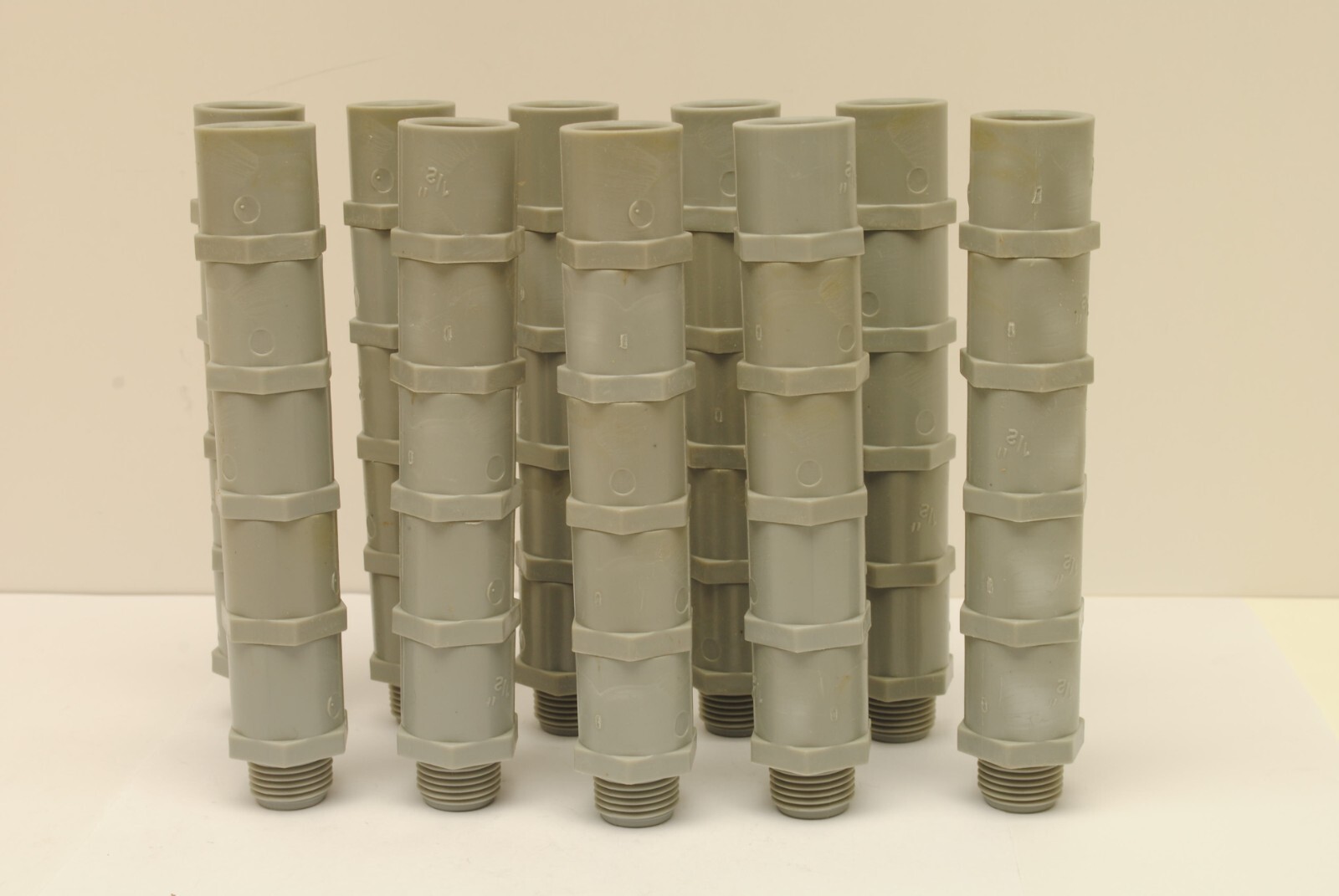 Lot of 50 Pieces 1/2" PVC Male Terminal Adapters For Electrical PVC Conduit