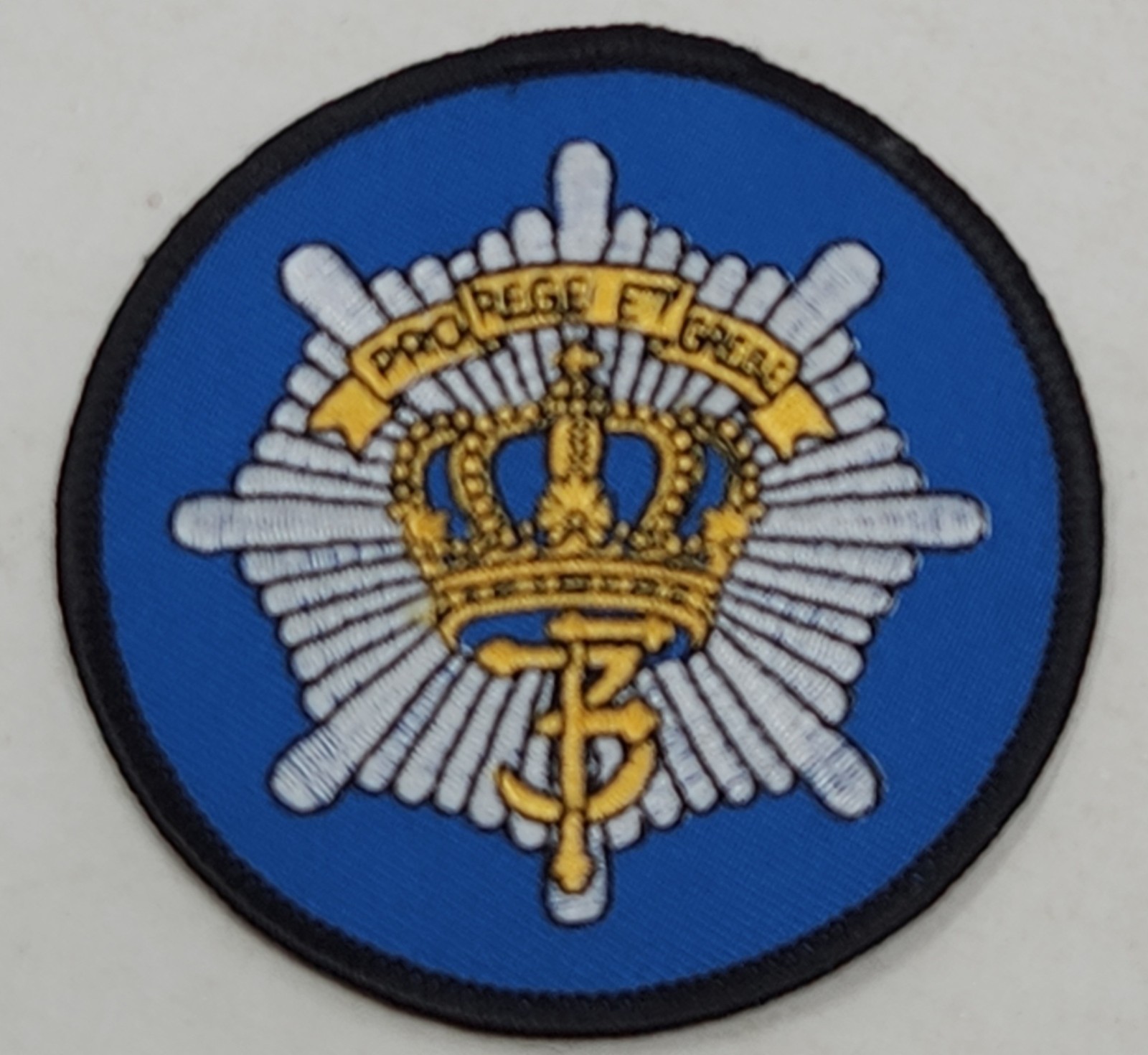Denmark Royal Life Guards 3rd Battalion Embroidered Patch 3" Never Sewn VN