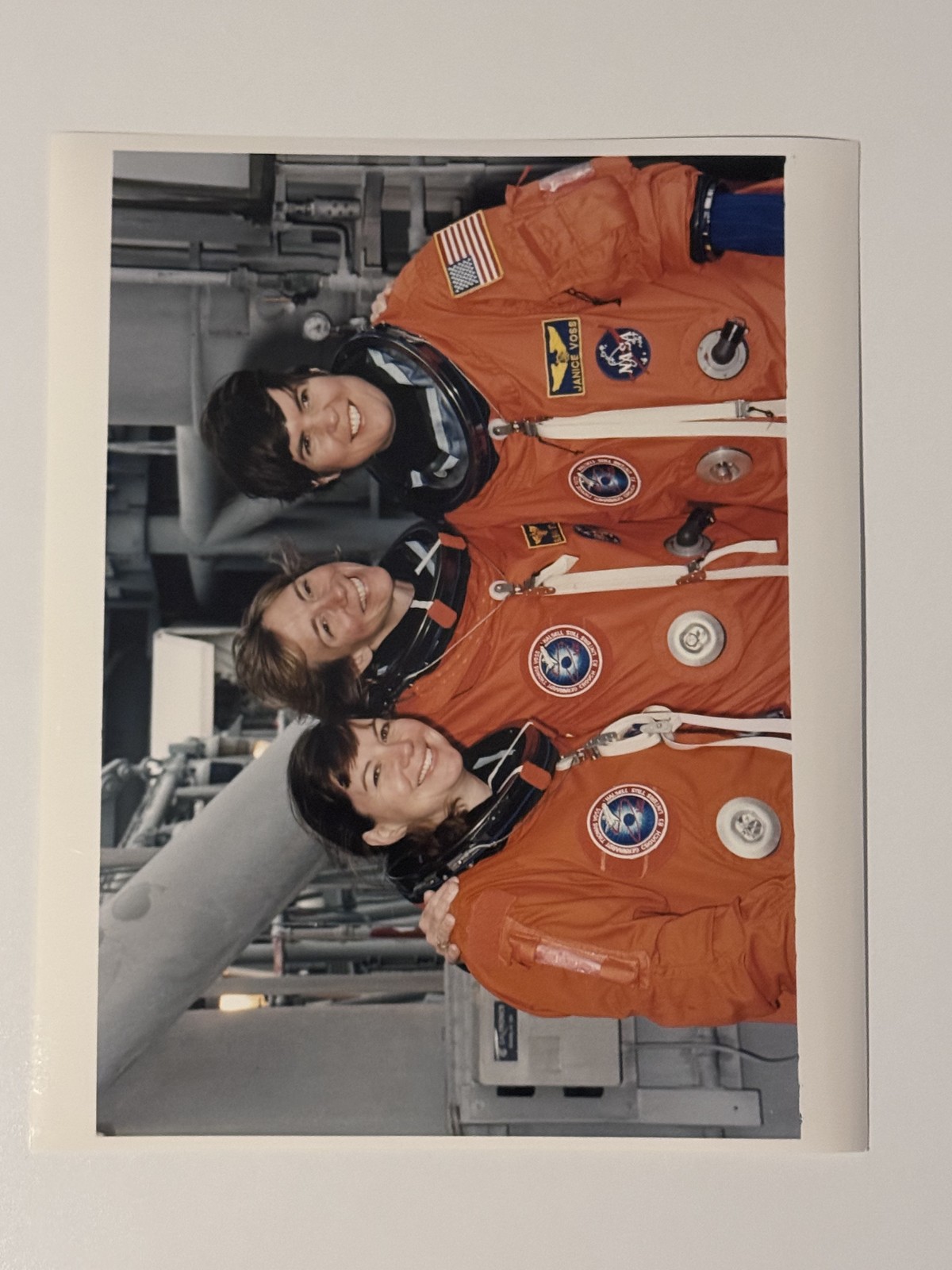 NASA STS-83 Crew Portrait Kennedy Space Center Press Photo