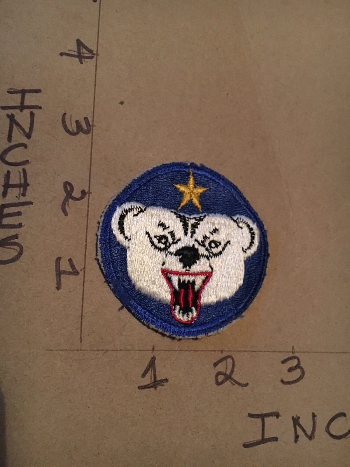 WW2 to Korea era Army Alaska Department c/e no glow Patch 4/24/25