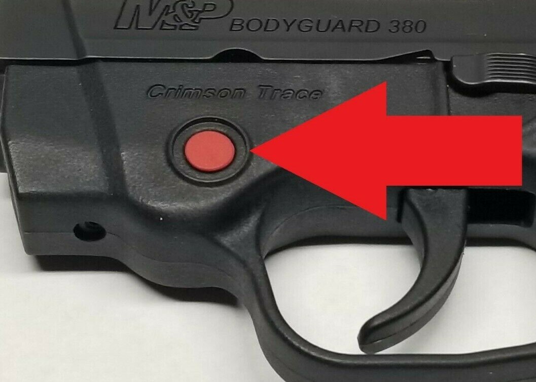 S&W M&P Bodyguard 380 LASER BUTTON Replacement Crimson Trace Smith Wesson 380ACP