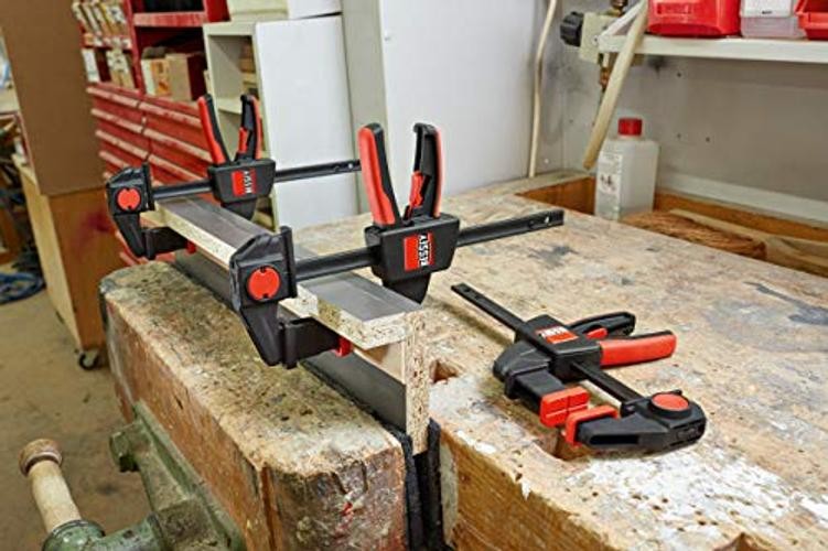 EZR-SET, One Hand Table/Track Clamp, Multi-Use 6 In. Ergonomic, Unique