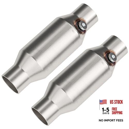 3" Universal Catalytic Converter, 3" Inch Inlet/Outlet Cat 3 Inch 2 pack
