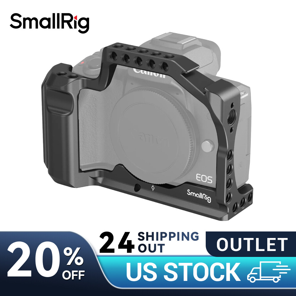 SmallRig Cage with Integrated & Grip NATO Rail for Canon EOS M50/M50 II/M5 2168