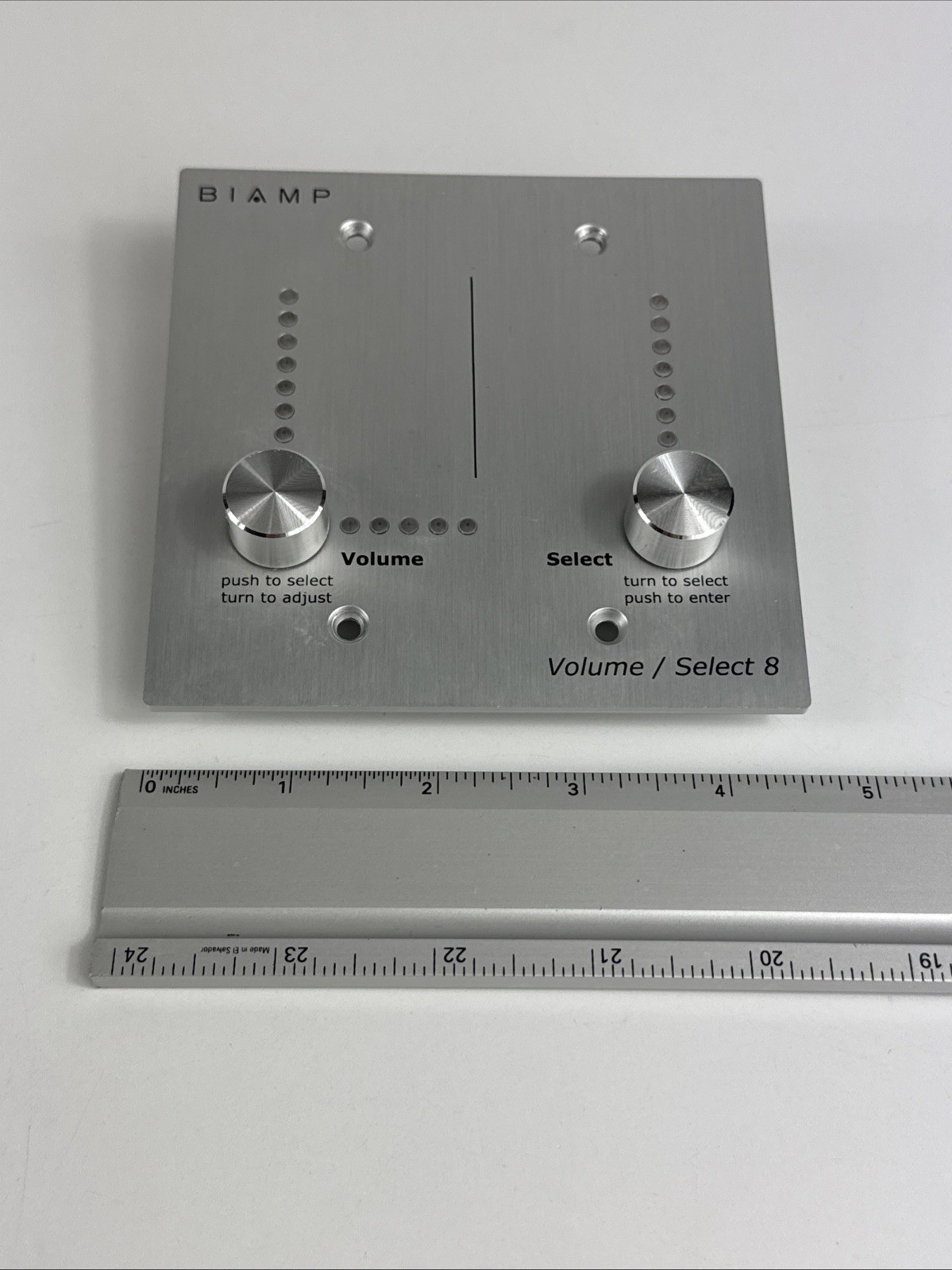 BIAMP VOLUME/SELECT 8 Control Module Used Working
