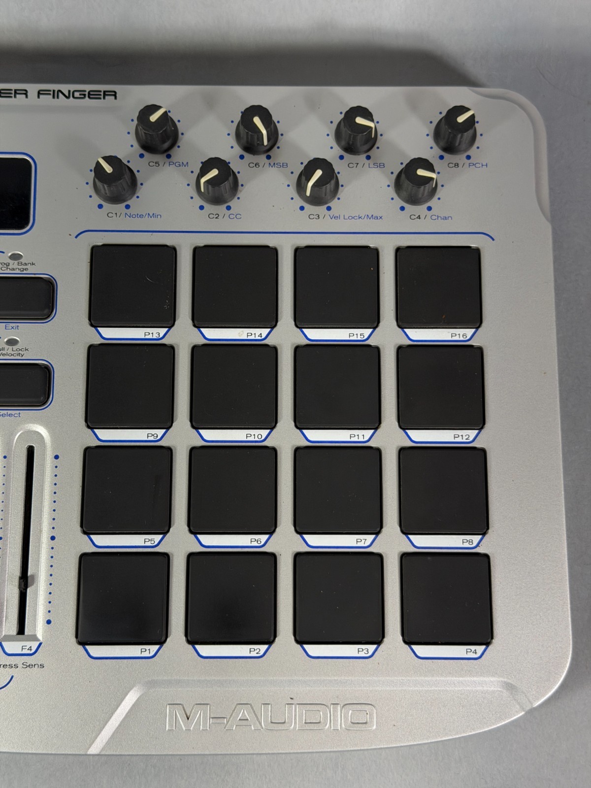 M-Audio Trigger Finger USB MIDI Controller Surface Drum Pad – No Power Adapter