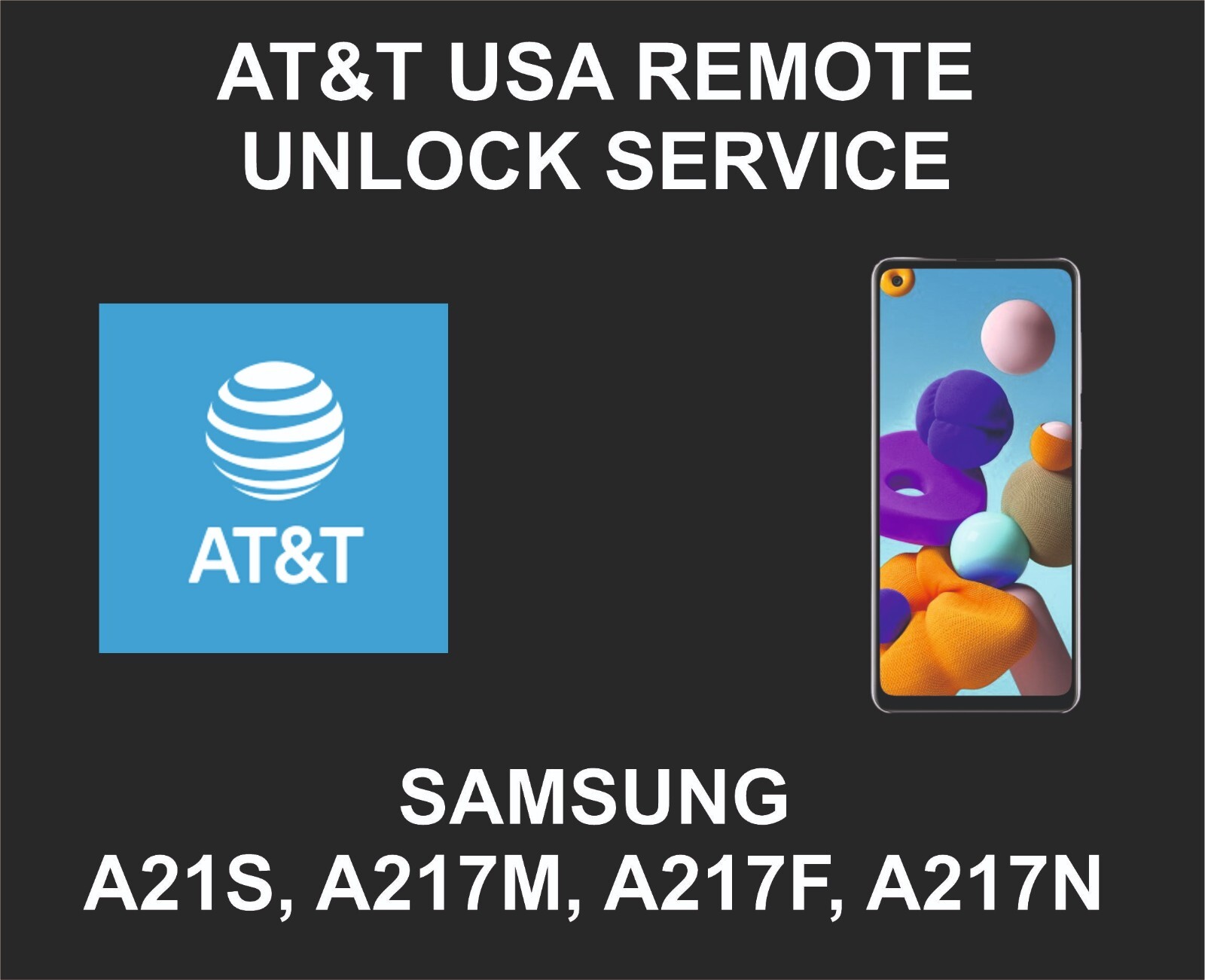 Samsung Unlock, Samsung A21S, A217M, A217F, A217N, 1a