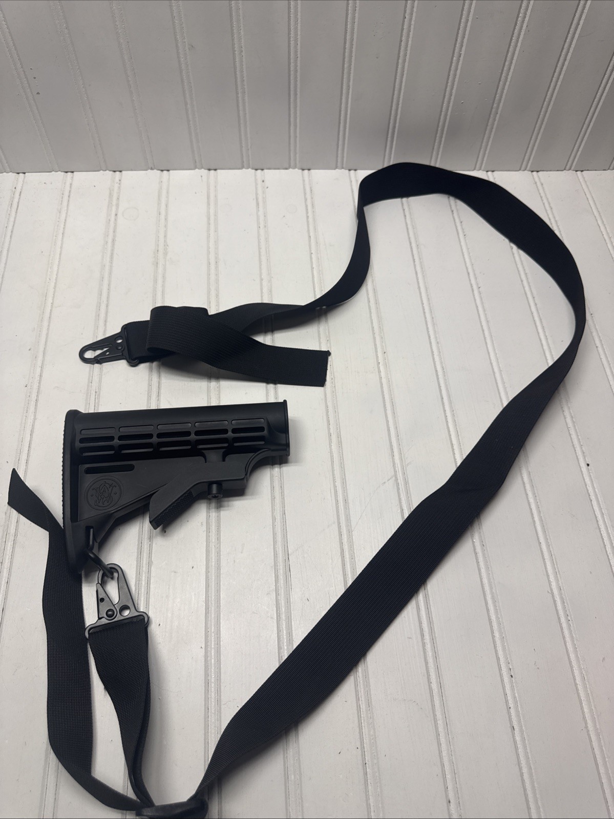 Smith And Wesson A R 15 M4 Buttstock Shoulder Stock Black And Sling NEW