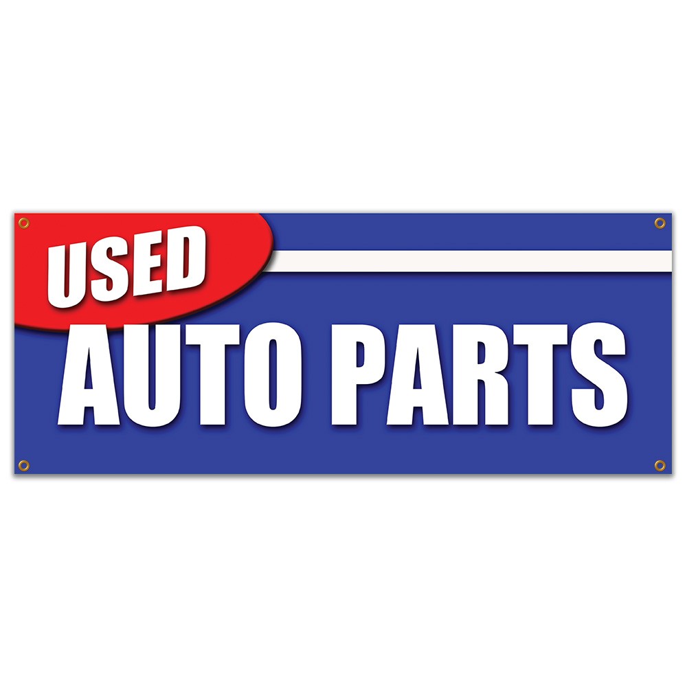 USED AUTO PARTS BANNER SIGN all makes junkyard junk yard you pick pull
