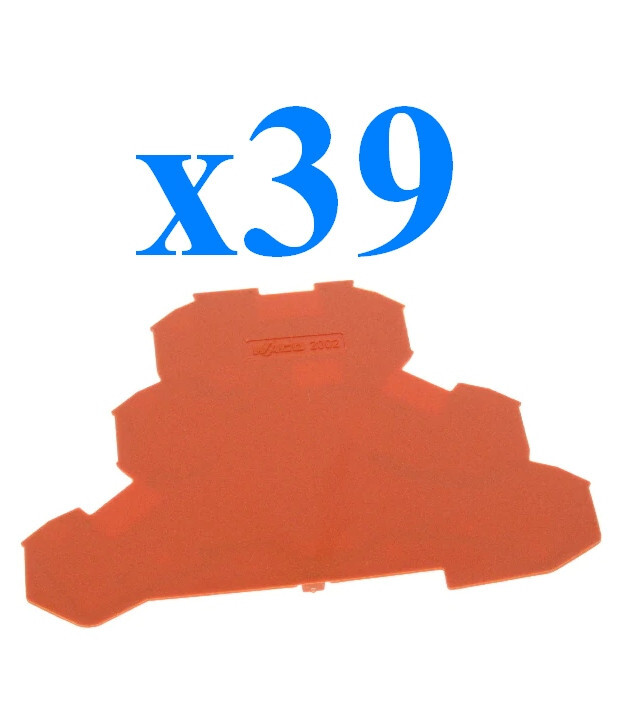 x39 NEW WAGO 2002-3292 END/INTERMEDIATE PLATE 39pcs 39 2002 392