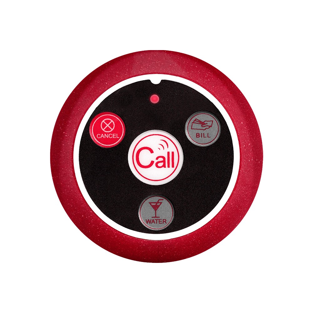 Wireless Table Call Button Pager System 1 Host 20 Call Buttons 2 Watch Receivers