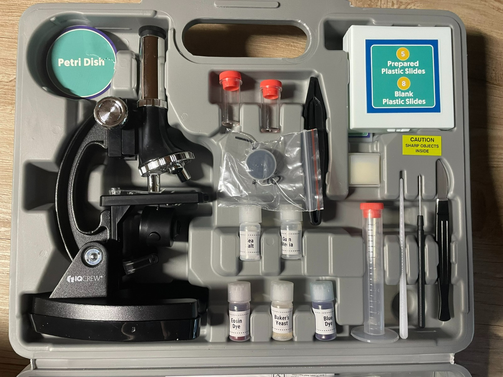 AmScope M30-ABS-KT2 Arm Kids Student Beginner Biological Microscope Kit