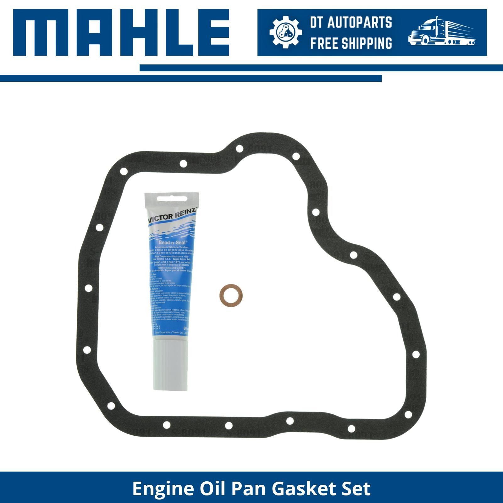 For 2009-2010 Chevrolet Express 4500 6.6L V8 Engine Oil Pan Gasket Set Mahle