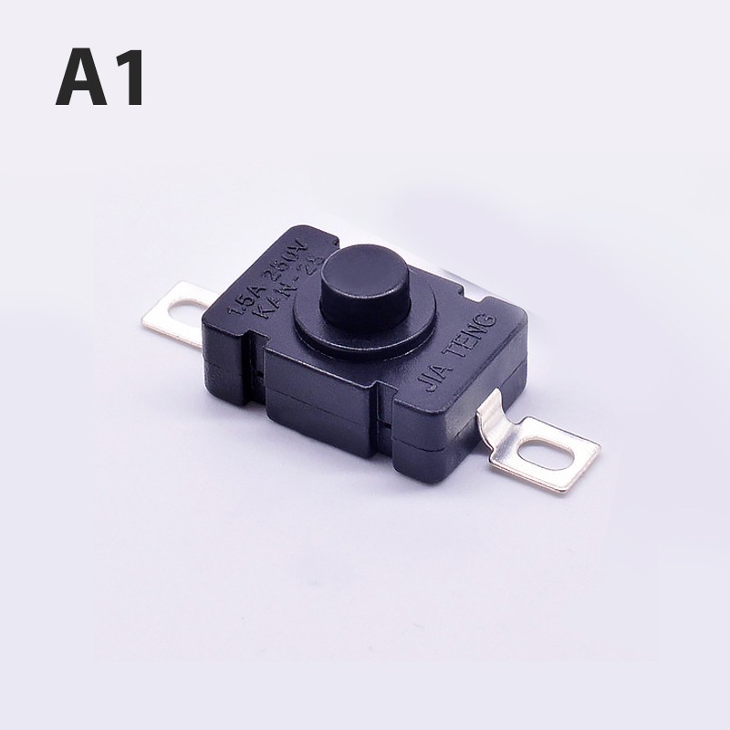 5pcs KAN-28 1.5A250V Flashlight Switches Self Locking SMD Push Button Switch QH