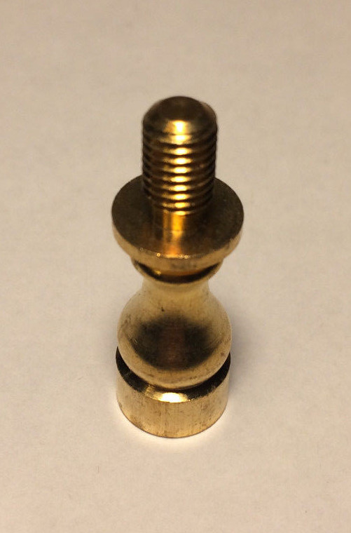 NEW 1" HEIGHT TURNED Brass Lamp SHADE FINIAL RISER - Unfinished Brass #RIS67U