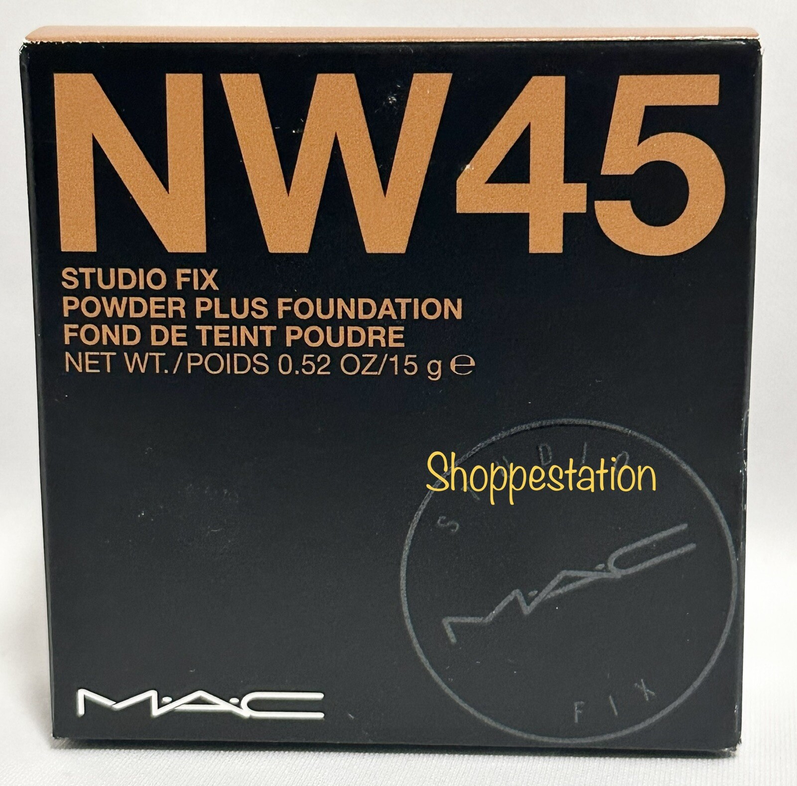 MAC Studio Fix Powder Plus Foundation Shade NW45 Full Size 15g Original Formula