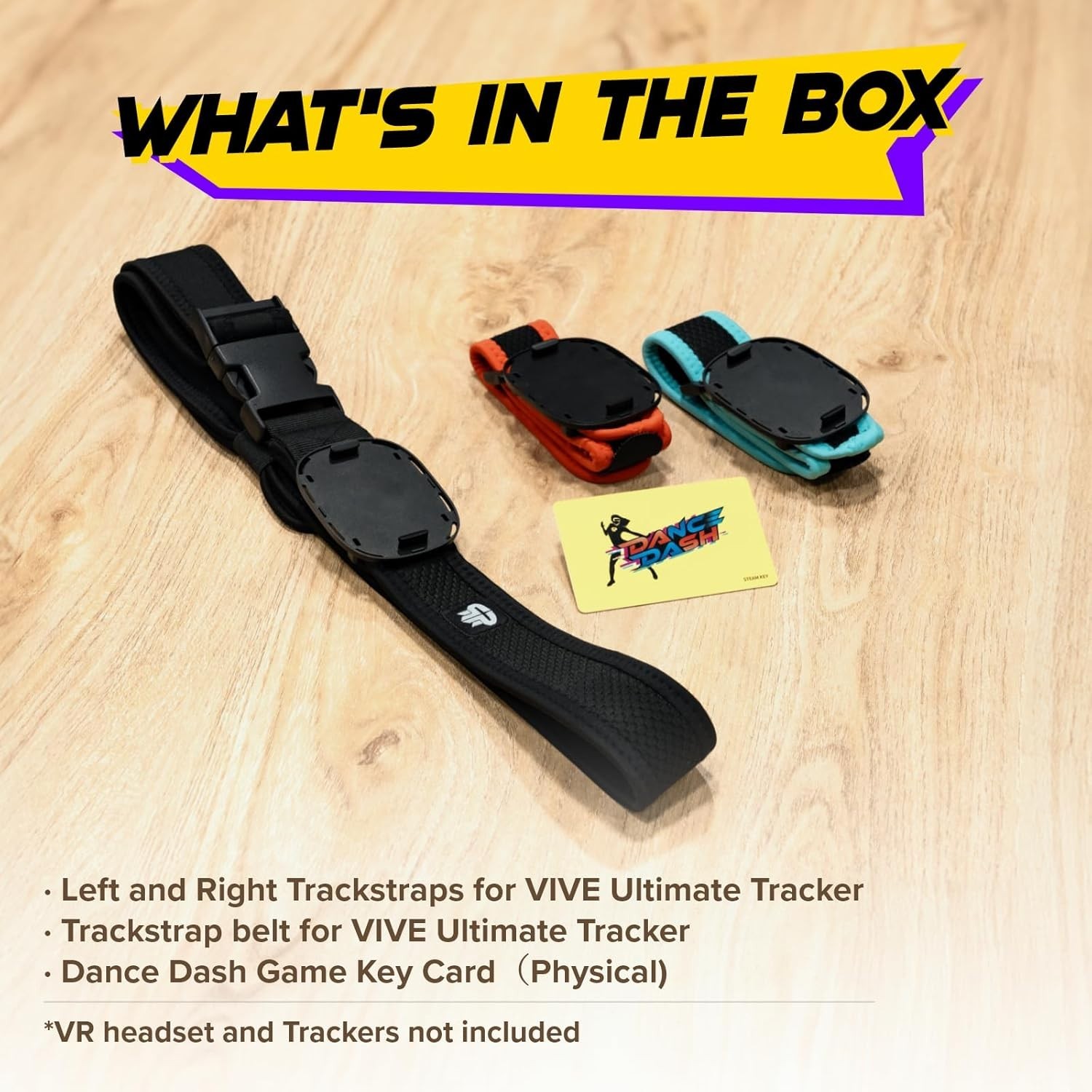 Full-Body Tracking Straps for VIVE with Dance Dash - Elevate Your VR Dance