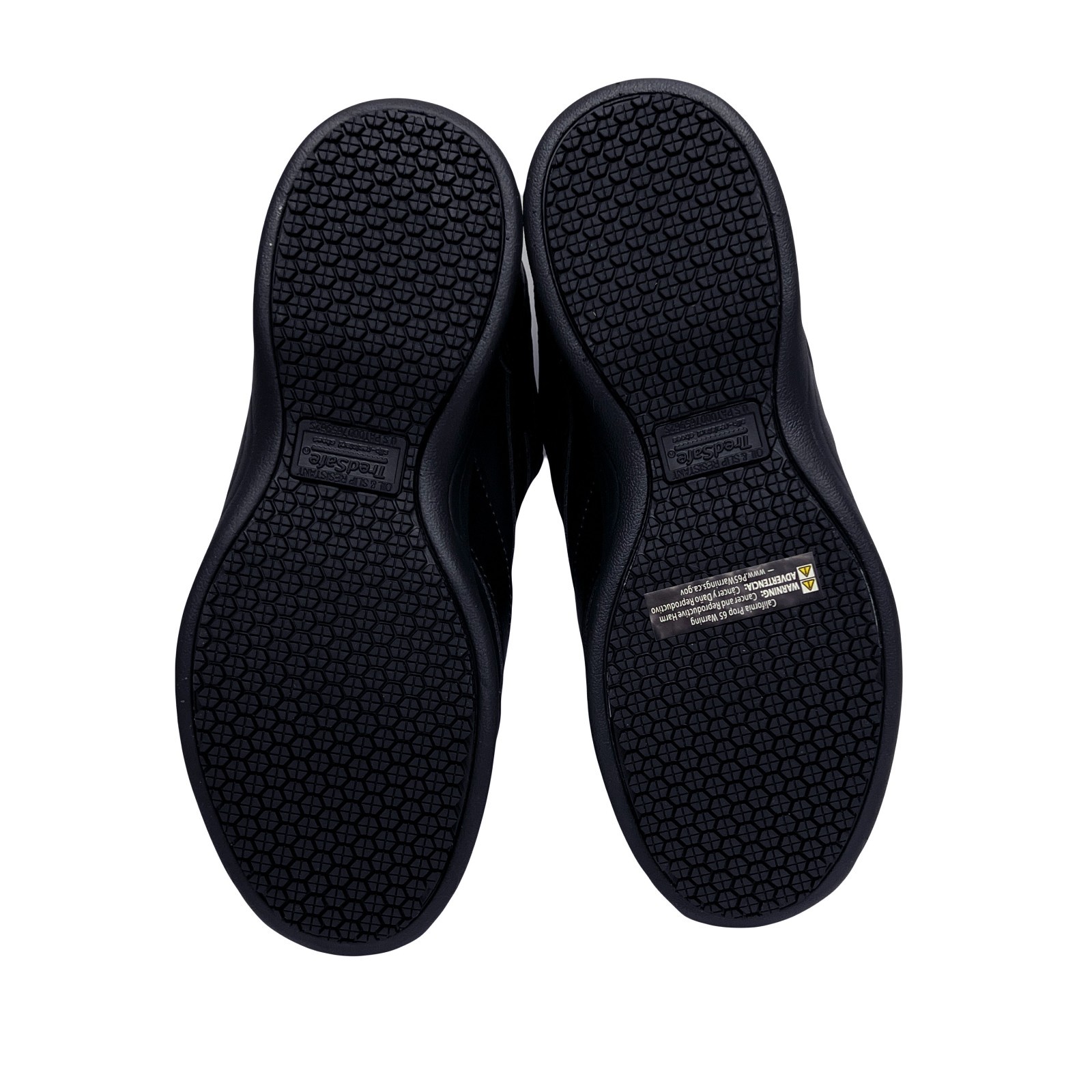 TredSafe Men’s Slip Resistant Work Shoes Black Size 9 Wide Width 9W Comfort