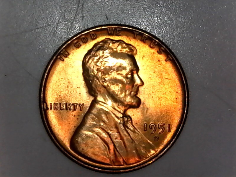 1951-D Lincoln Wheat Cent Uncirculated BU