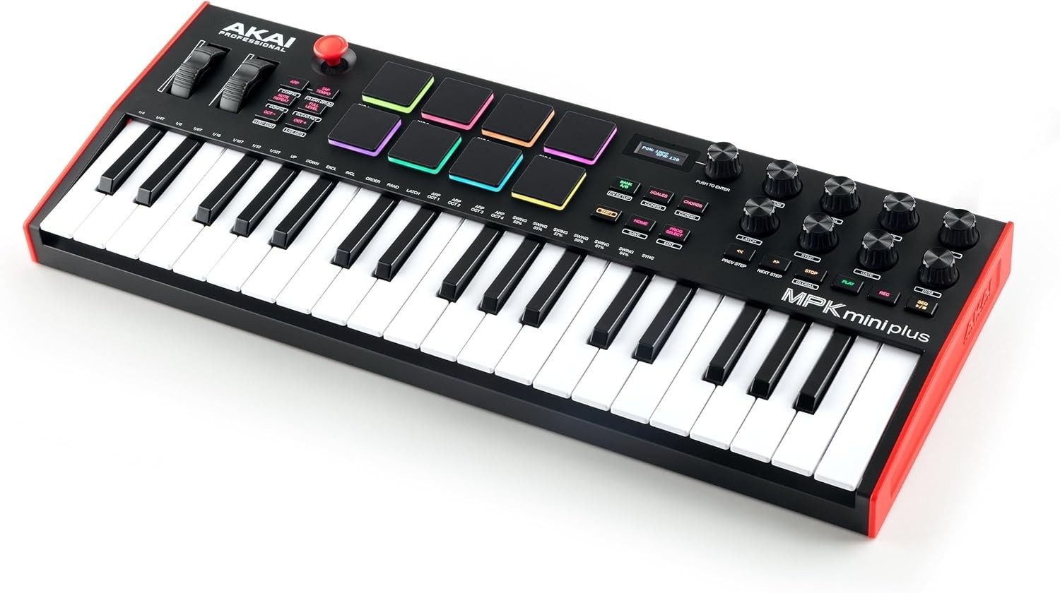 MPK Mini Plus - USB MIDI Keyboard Controller with 37 Mini Keys, 8 MPC Pads, S...