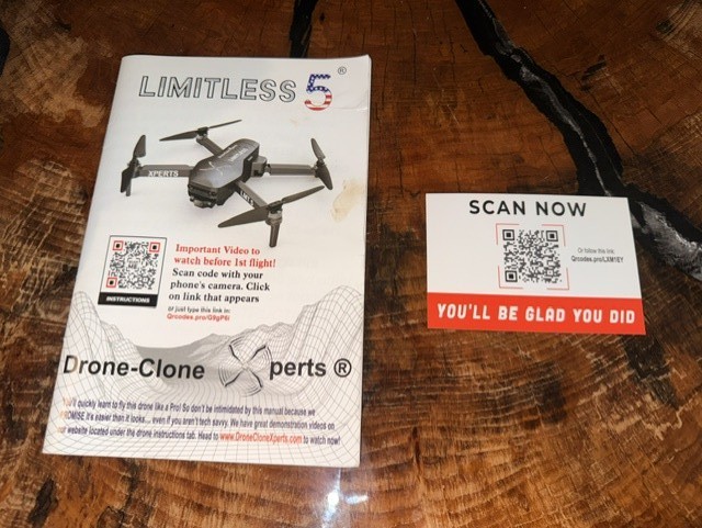 Drone-Clone Xperts Flagship "Limitless 5" Drone - Used - Perfect beginner drone
