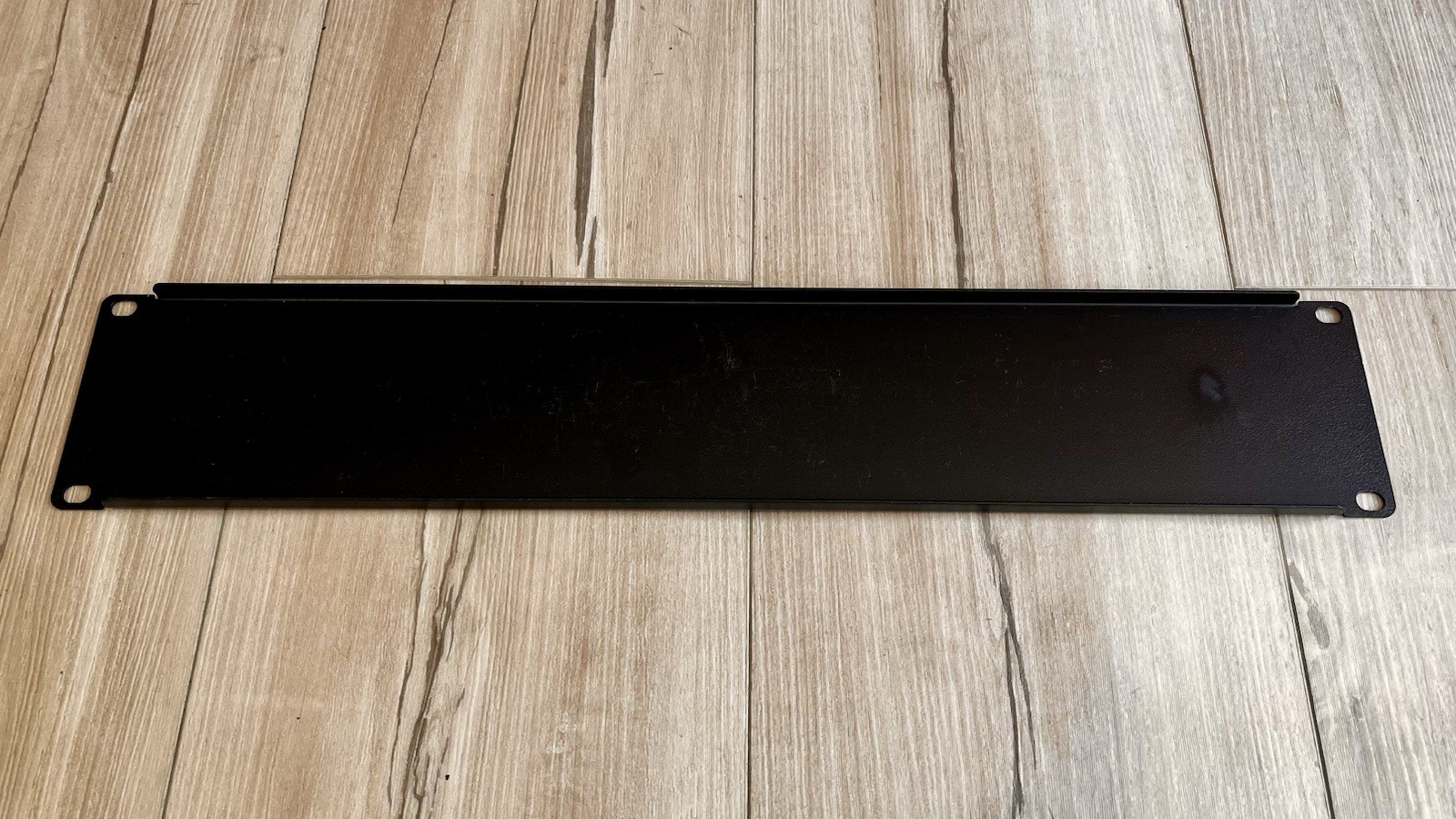 Unbranded - 2U - Blank - Black - Flanged Steel Panel