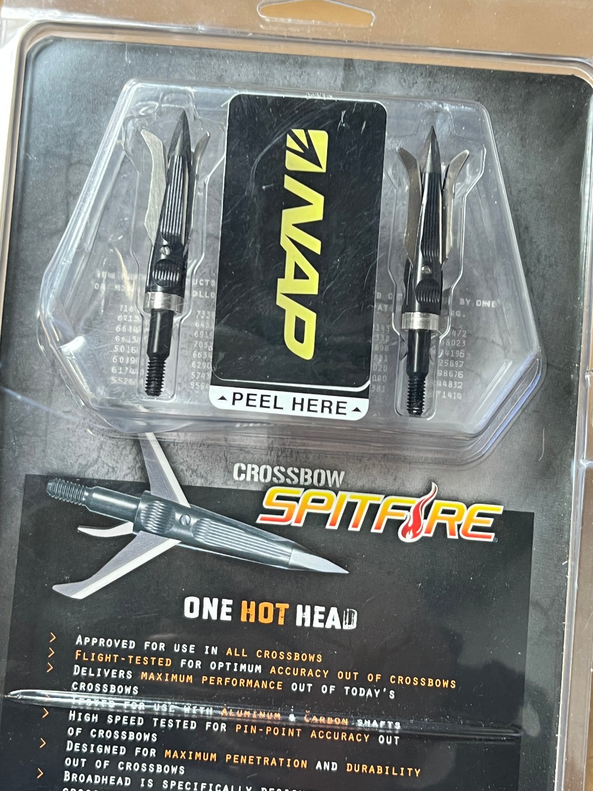 NAP Spitfire 125 Grain 1-1/2” Cutting Diameter 2 Pack NIP.