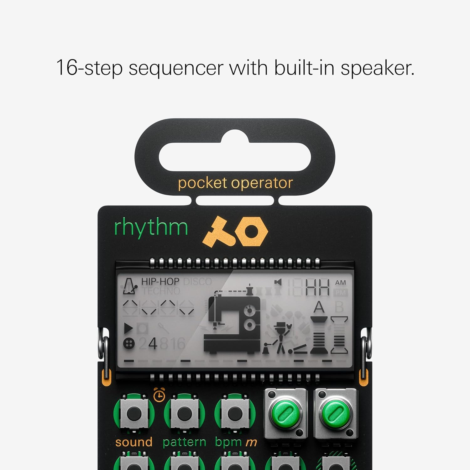 Pocket Operator PO-12 Rhythm, Drum Machine and Sequencer with Parameter Locks an
