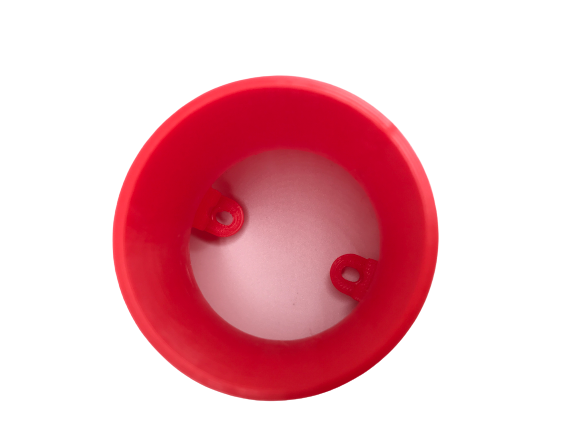 Data East Simpsons Pinball Cooling Towers New Design - Red