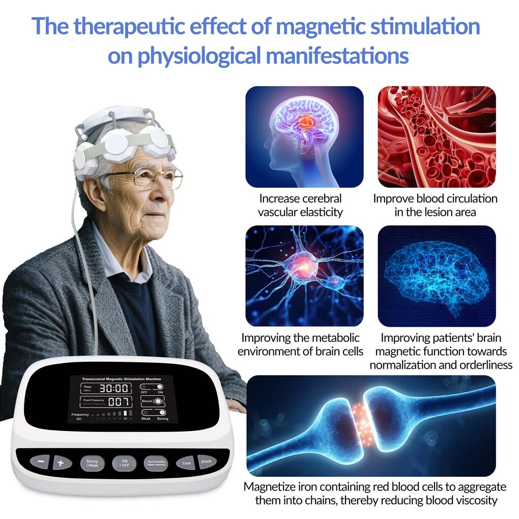 Magnetic Stimulation Therapy Machine rTMS Brain Device for Stroke Parkinsons