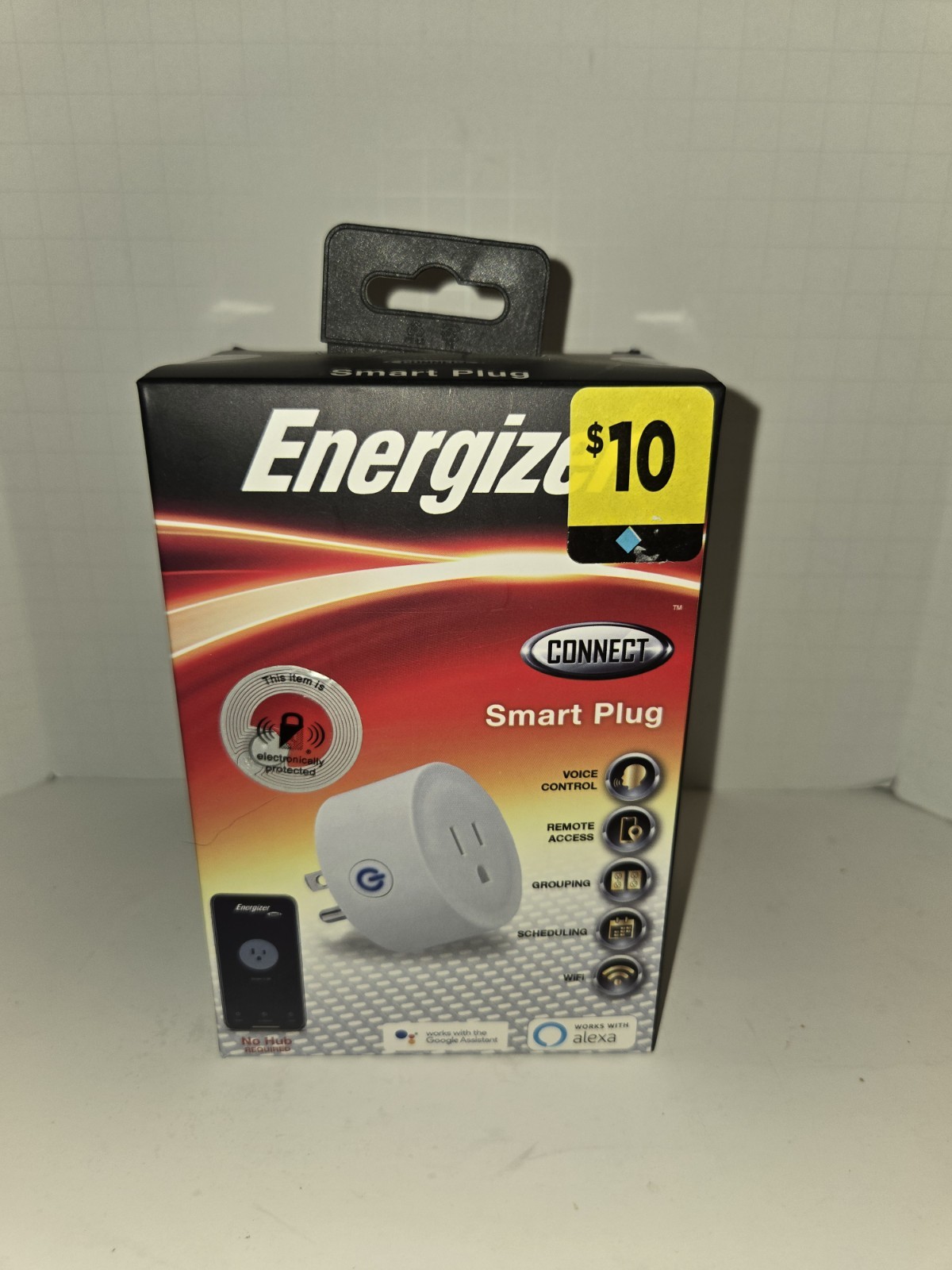 Energizer Connect Smart Plug with Voice Control Remote Access Scheduling Tr1#396