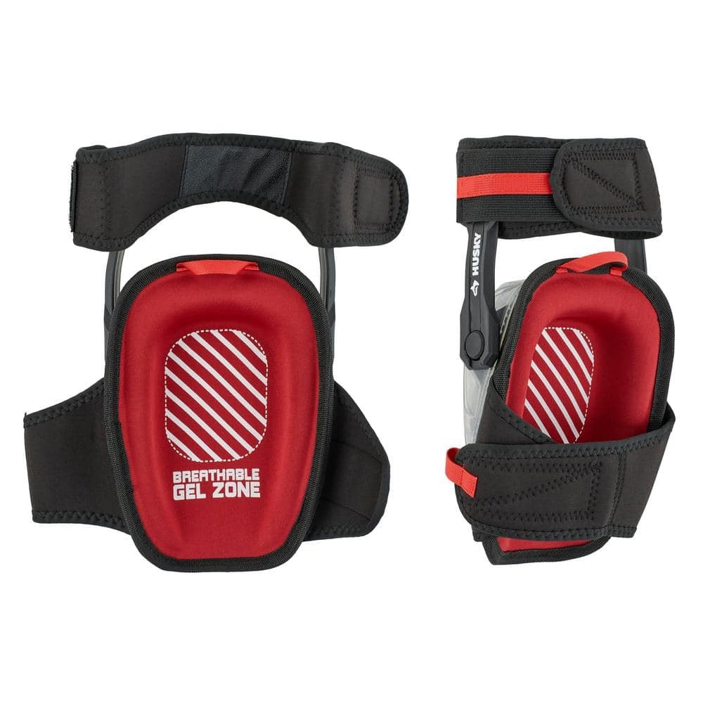 Husky Hard Cap Gel/Foam Stabilizer Knee Pads