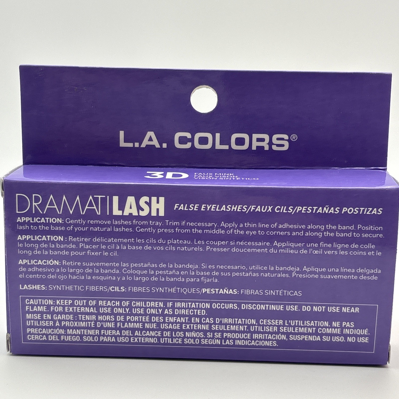L.A. Colors DRAMITI LASH, Wispy 3D, False Eyelashes, 2 pack Reusable Lashes