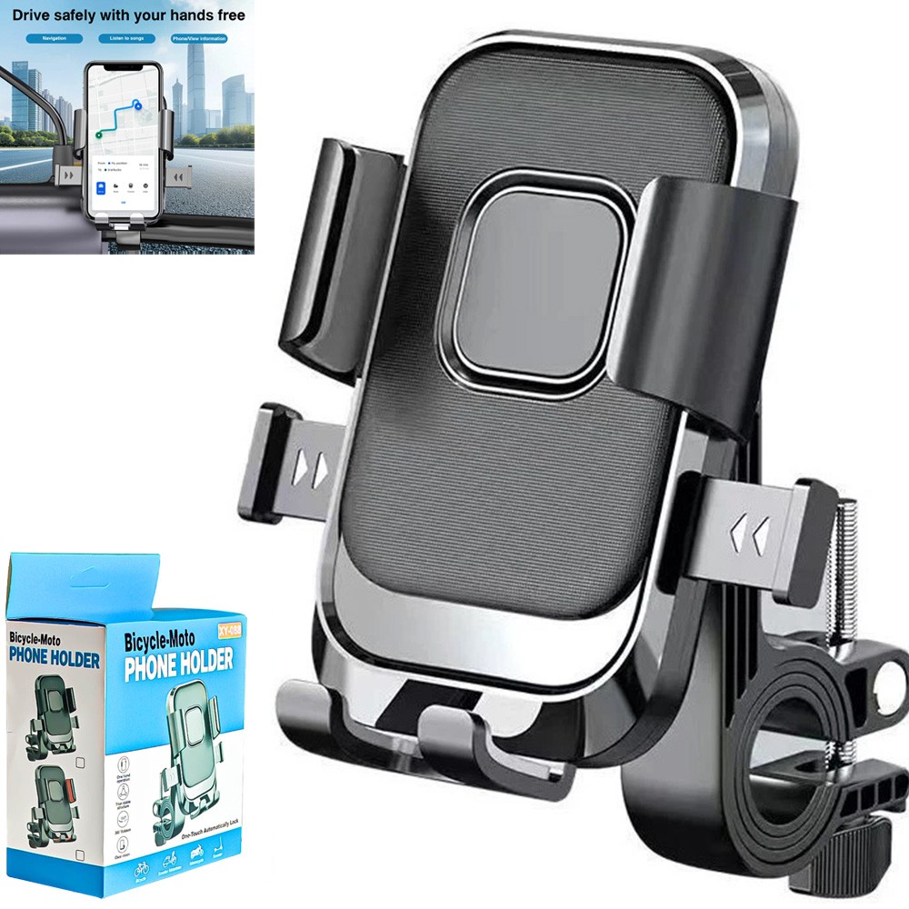 Motorcycle Bike Handlebar Mount Holder Bicycle For iPhone Samsung Phone GPS New