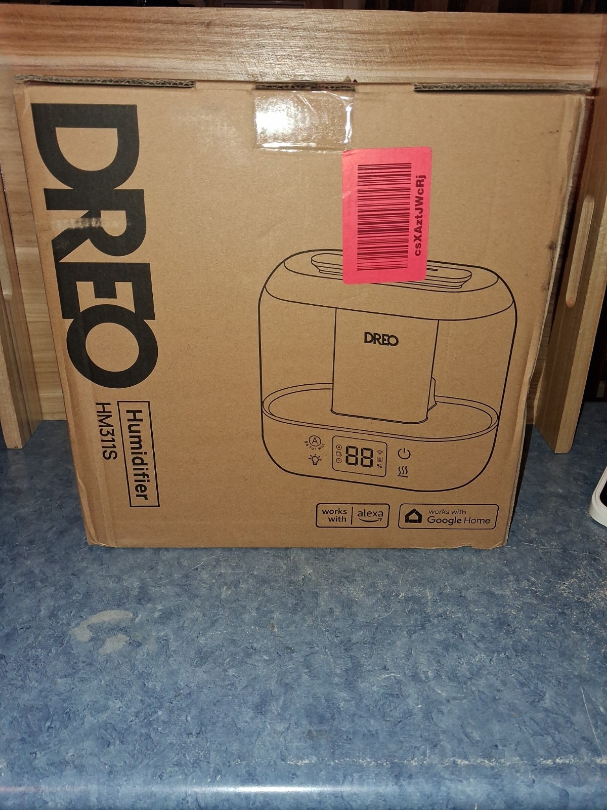Dreo HM311S 4L Top Fill Smart Cool Mist Humidifier-Black-Alexa-Google-Brand New