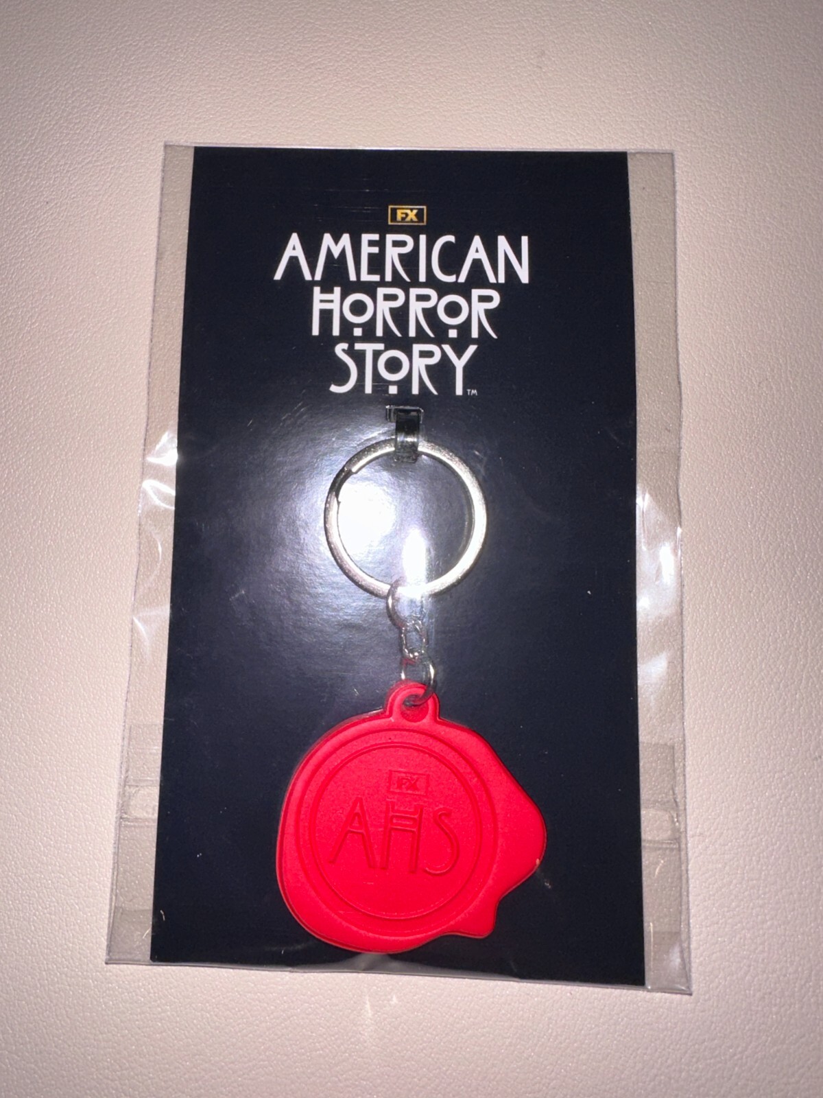D23 2024 Disney Expo FX American Horror Story AHS KEYCHAIN BLOOD INK STAMP NEW
