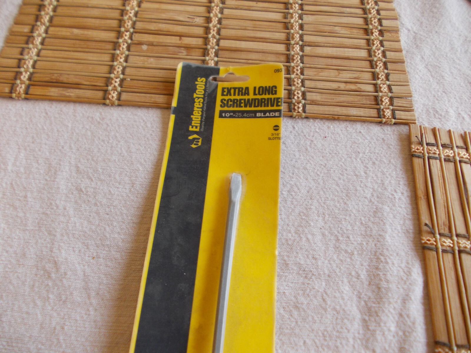 Screwdriver extra long EnderesTools USA mechanics Tool NOS