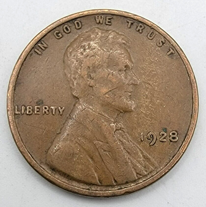 1928 P Lincoln Wheat Cent VF/XF As Shown You Grade It! Penny EF Free Ship!