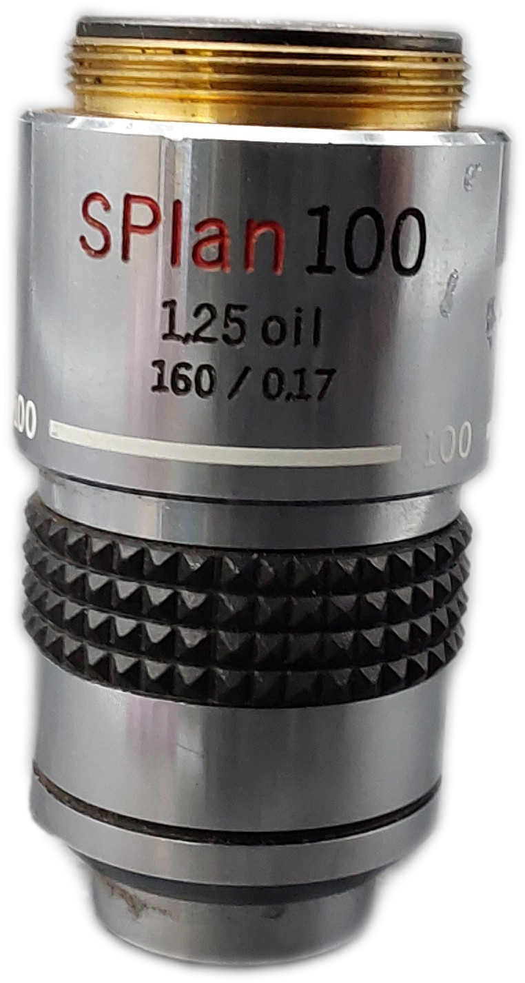 Olympus SPlan 100x 1.25 Oil Immersion Microscope Objective 160/0.17