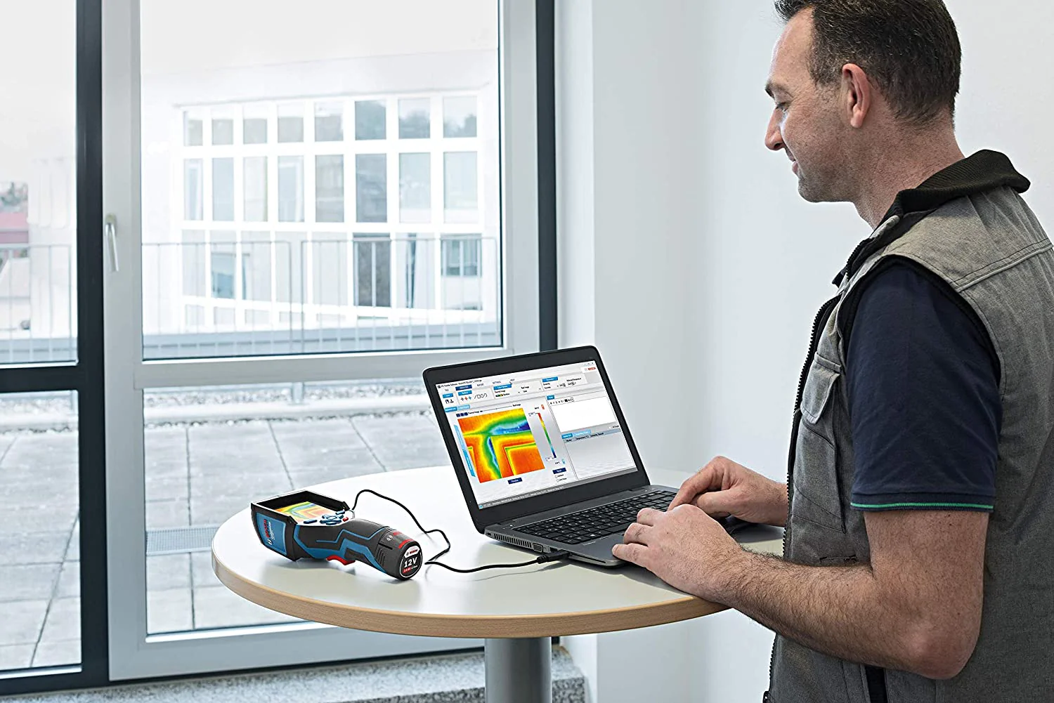 Bosch GTC400C 12V Max Connected Thermal Camera, New