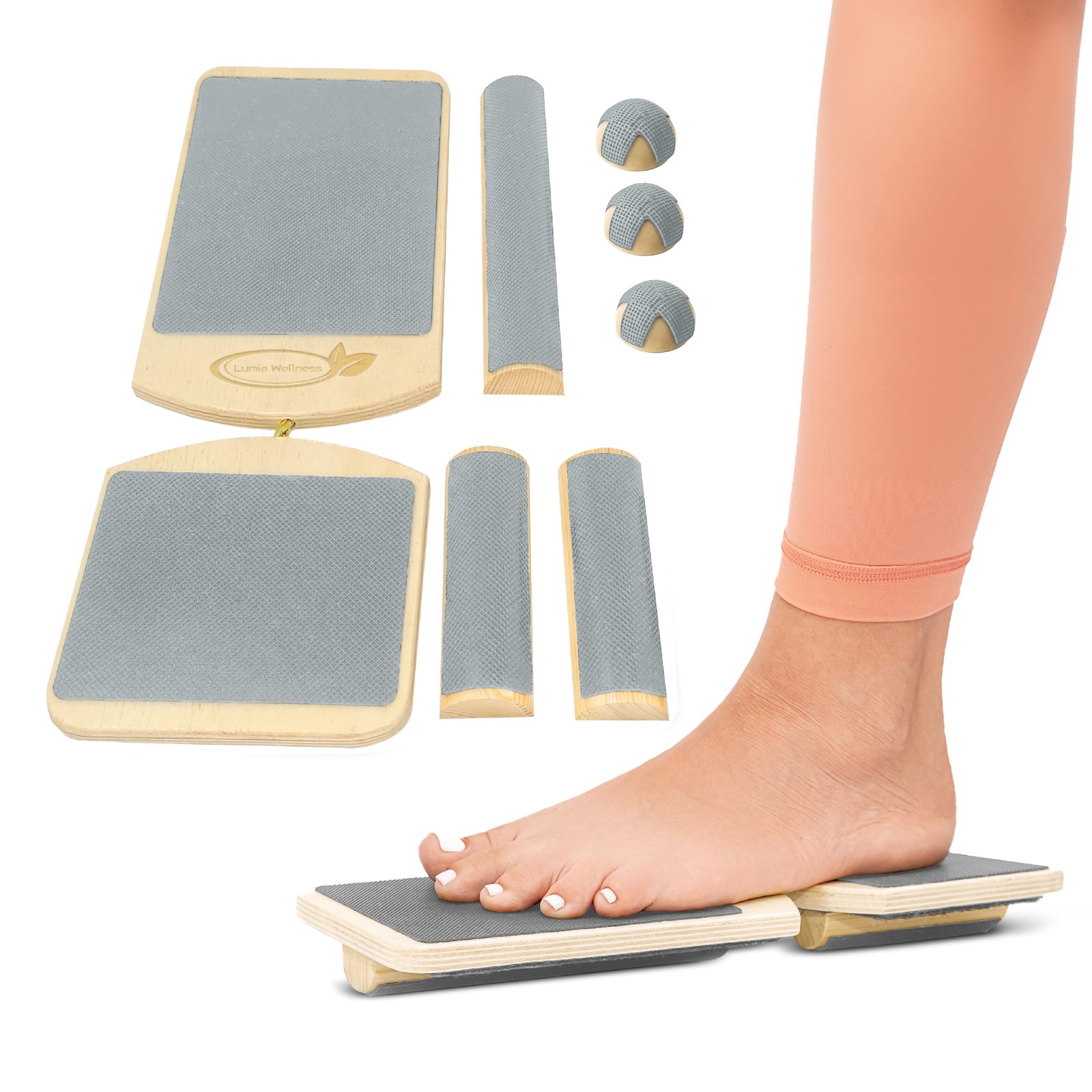 Single Leg Foot Board Pro Kit Ankle Strengthener Exerciser Physical Therapy