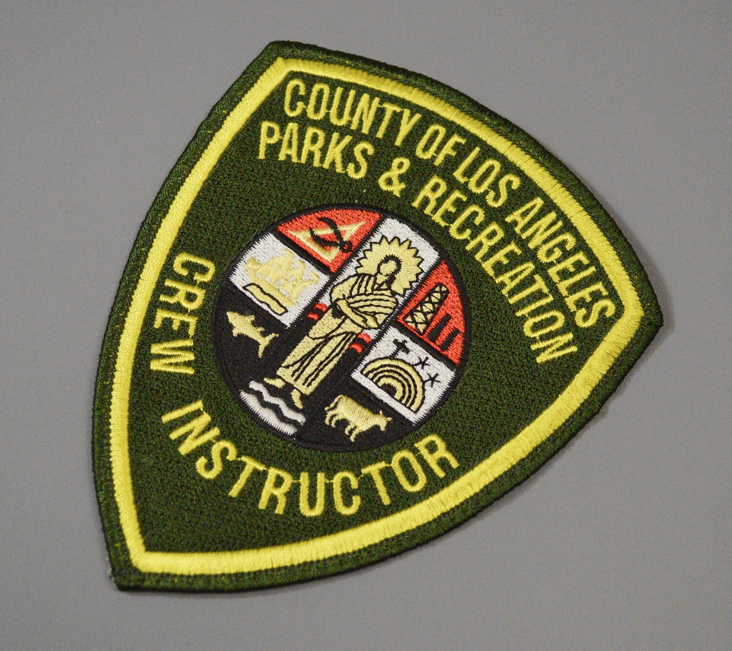 Los Angeles County Parks & Recreation Crew Instructor Patch