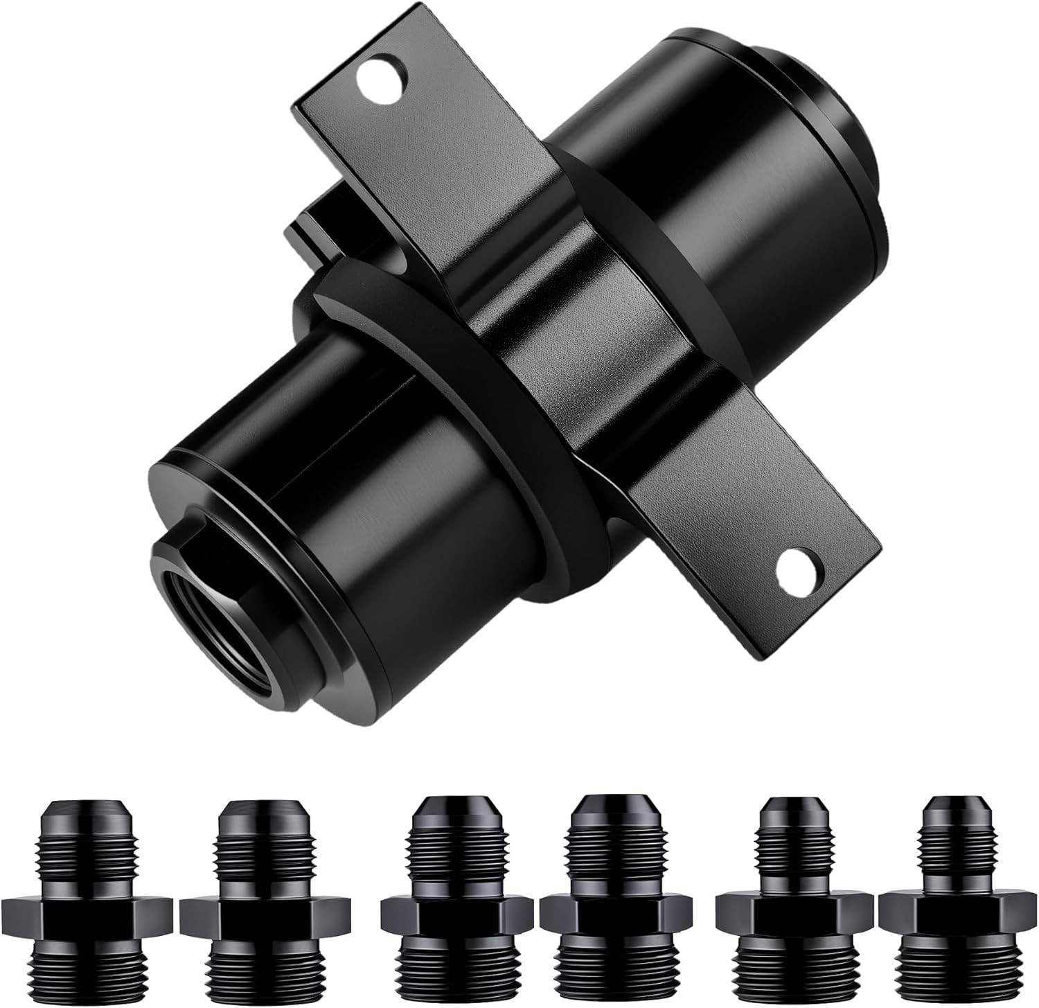 Inline Fuel Filter 10 Micron with 6AN 8AN 10AN Adapter&Bracket...