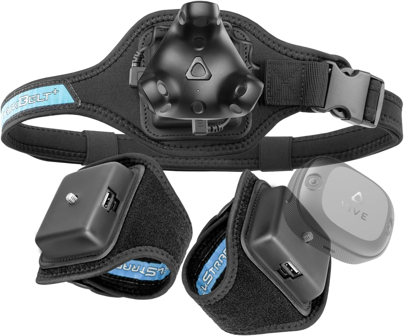 Trackstrap plus Vive Ultimate Tracker Straps – Compatible for Vive Tracker 2.0,