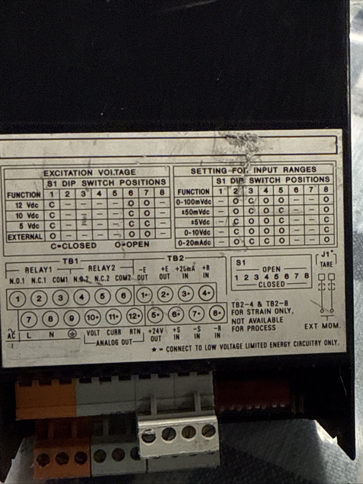 Newport Electronics INFCS-001A/E Gauge Strain Panel Meter 115VAC